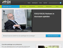 Tablet Screenshot of foi.nl